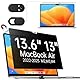 Makinda Magnetischer Blickschutzfilter für Apple Macbook Air 13.6/13 (2022-2025 M2、M3、M4), Sichtschutzfilte Abnehmbar Anti Glare Blaulicht Laptop Blickschutzfolie Mac air 13 Privacy Sichtschutz