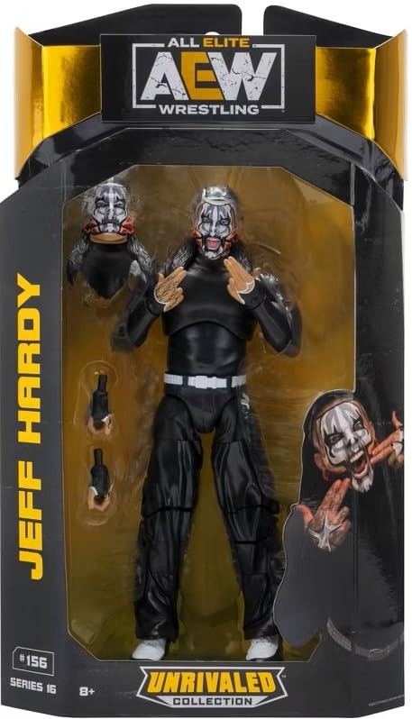 Amazon.com: AEW Jeff Hardy Unrivaled Series 16 - Jazwares Action