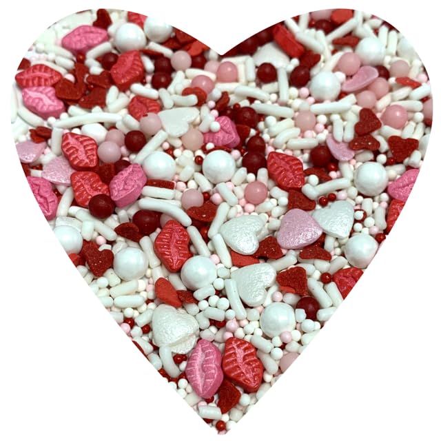 COOL MOM SPRINKLES Valentines Day Sprinkles (4 oz.) Heart