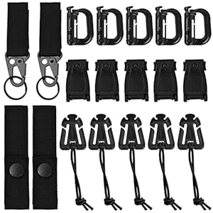 Jinlaili 19 Stk Molle Zubehör Set