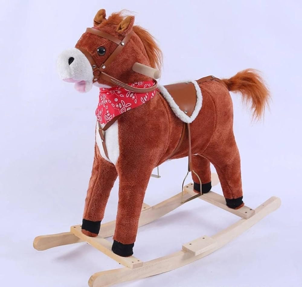 Baby Rocking Horse/Wooden Horse for Kids/Baby-Rocking Horse for Kids/Toddlers/with Realistic Sounds Rocking Toys for Kids| Safely Holds Children Small Size (B0D3BFC8QB) Amazon Price History, Amazon Price Tracker