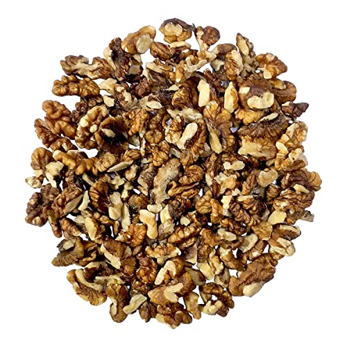 Image of Herbanuts Walnuts 1Kg, Without Shell Kashmiri Walnut Without Shell, Akhrot Giri, Walnuts Without Shell, Walnut Kernels Broken Akhrot Giri Grade 4 Peices