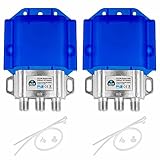 HB-DIGITAL DiseqC - Interruttore con protezione dalle intemperie, Full HDTV 3D 4K UHD