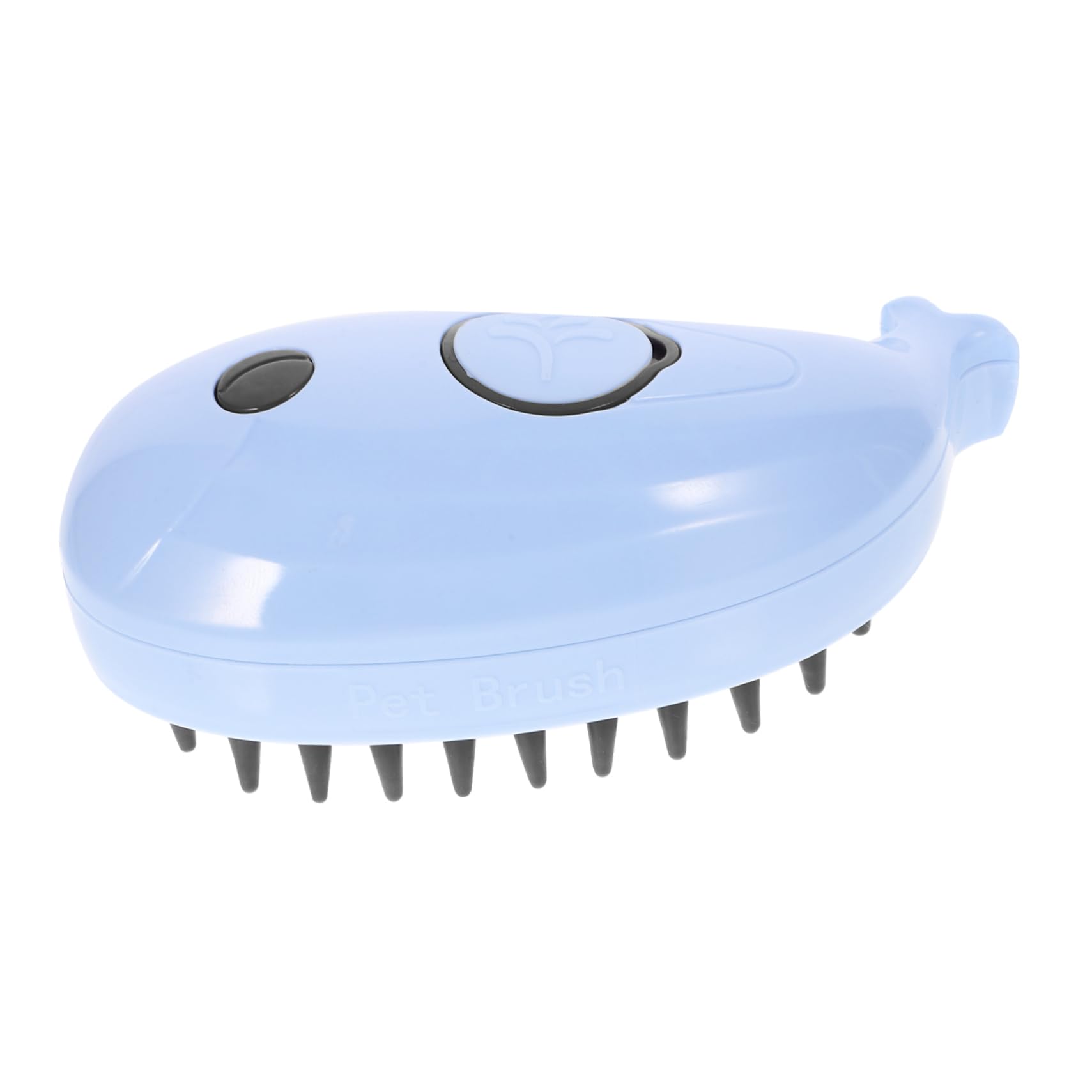 Toddmomy 4pièces Brosse à Vapeur Auto-nettoyante Pour Chat Brosse De Massage Multifonctionnelle Idéale Pour Bain Et Élimination Des Poils Emmêlés Couleur Bleue