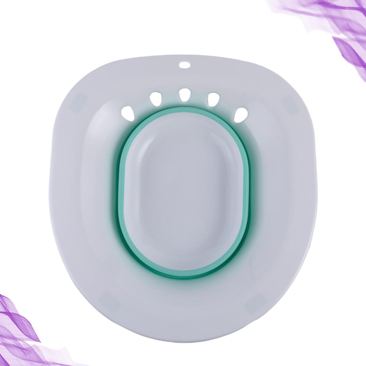 Tragbares Bidet für schwangere Frauen, Anti-Squat Toilettensitz, Anti-Überlauf-Design, ideal für weibliche Intimpflege, geeignet für Erwachsene und Senioren, einfach zu bedienen