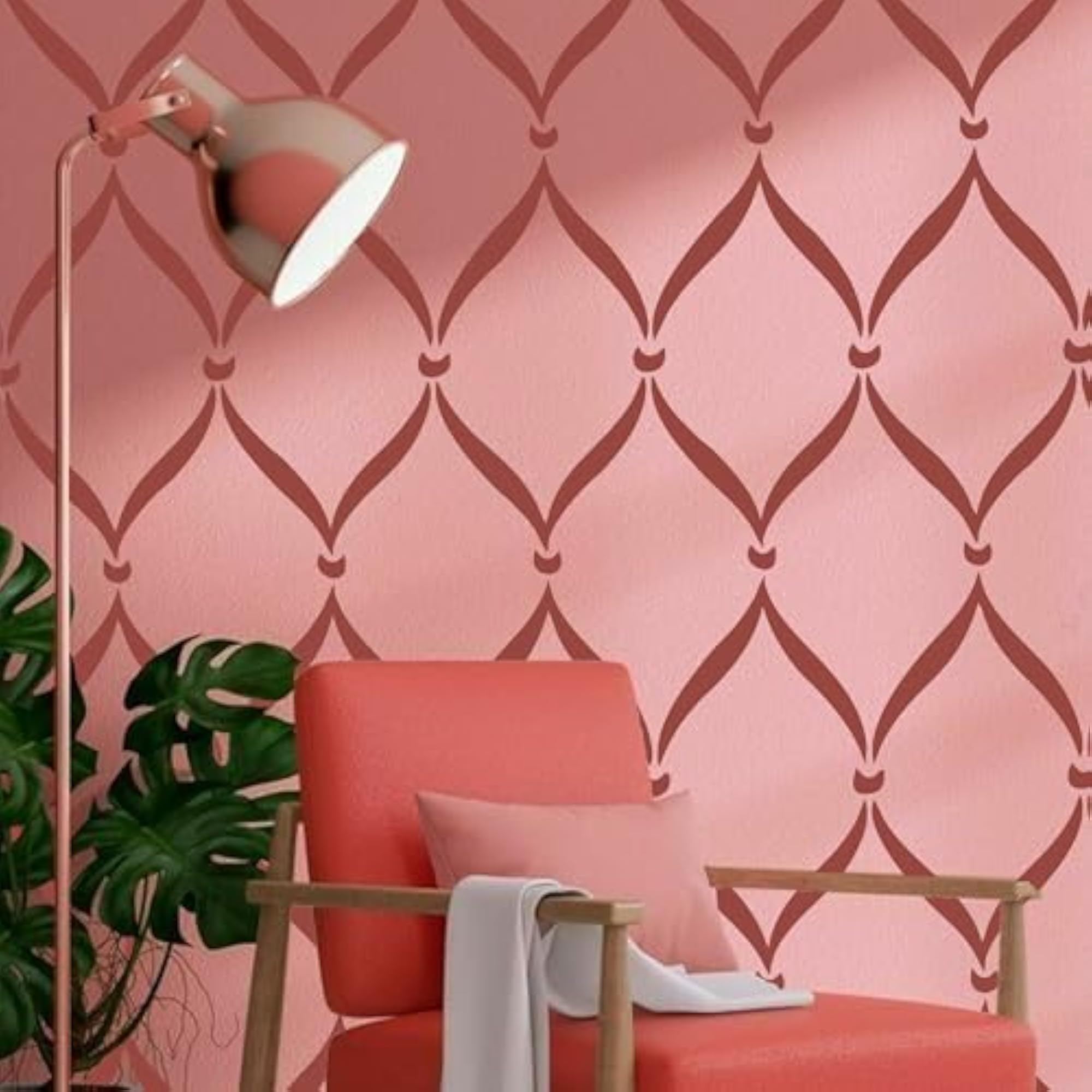 Reusable Wall Painting Stencils, DIY Home & Office Decor