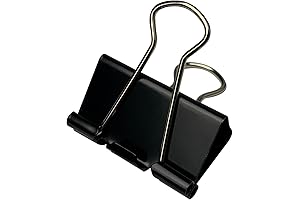 40-Pack 1.25-Inch Binder Clips: An Essential Office Supply Solution