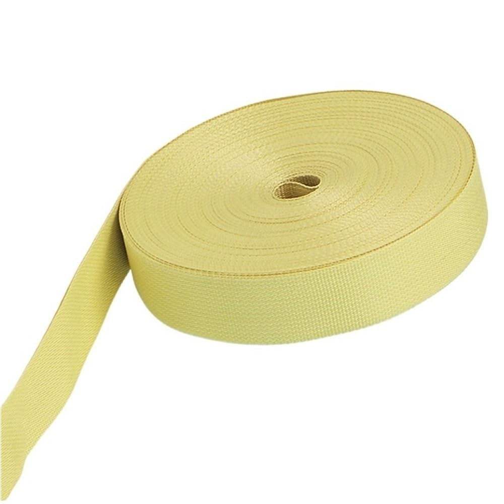 Cinta de aramida de 5 m, resistente a altas temperaturas y a la abrasión, for aplicaciones industriales.(100mm x 1mm)