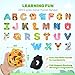 LOVESTOWN Magnetic Letters for Toddlers, 26 Large Animal Alphabet Magnets, Educational Learning Toys, Fridge Magnetic Letters Set
