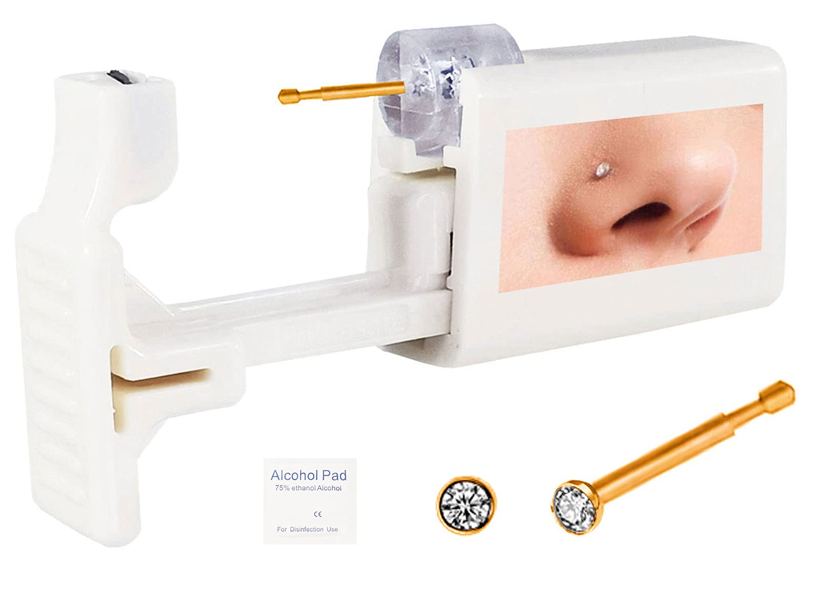 Buy Anockm Upgraded Version Self Nose Piercing Kit Disposable Self Nose