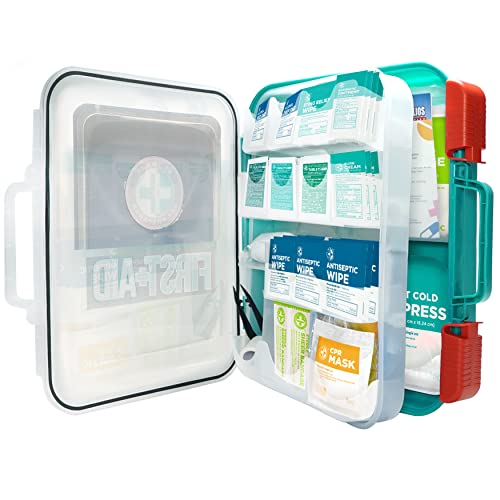 image for Be Smart Get Prepared - 351 Piece First Aid Kit - Exceeds OSHA ANSI/IS