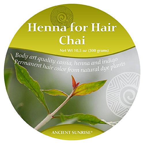 Ancient Sunrise Henna kit color cabello rubio oscuro a marrón miniatura 2