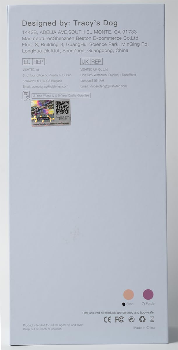 Tracy's Dog Thrusting Dildo Vibrator - Pulse Pounding Dildo G-Spot Anal Stimulation with 10 Vibrating & 3 Bouncing Modes, 9.29 Inch Realistic Dildos Adult Toys Sex Toys for Women Men Couples(Drillme): Flesh