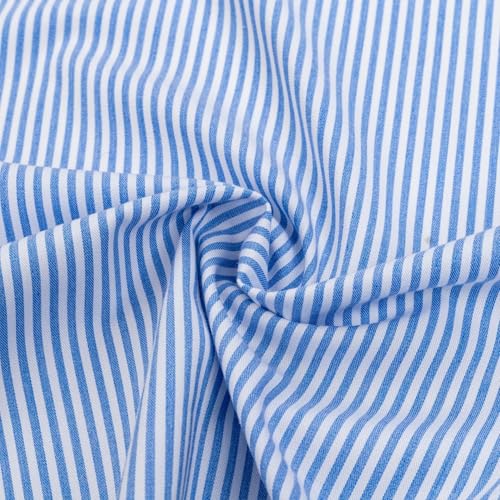 Camisa de botones sin arrugas masculina para evitar el planchado 4
