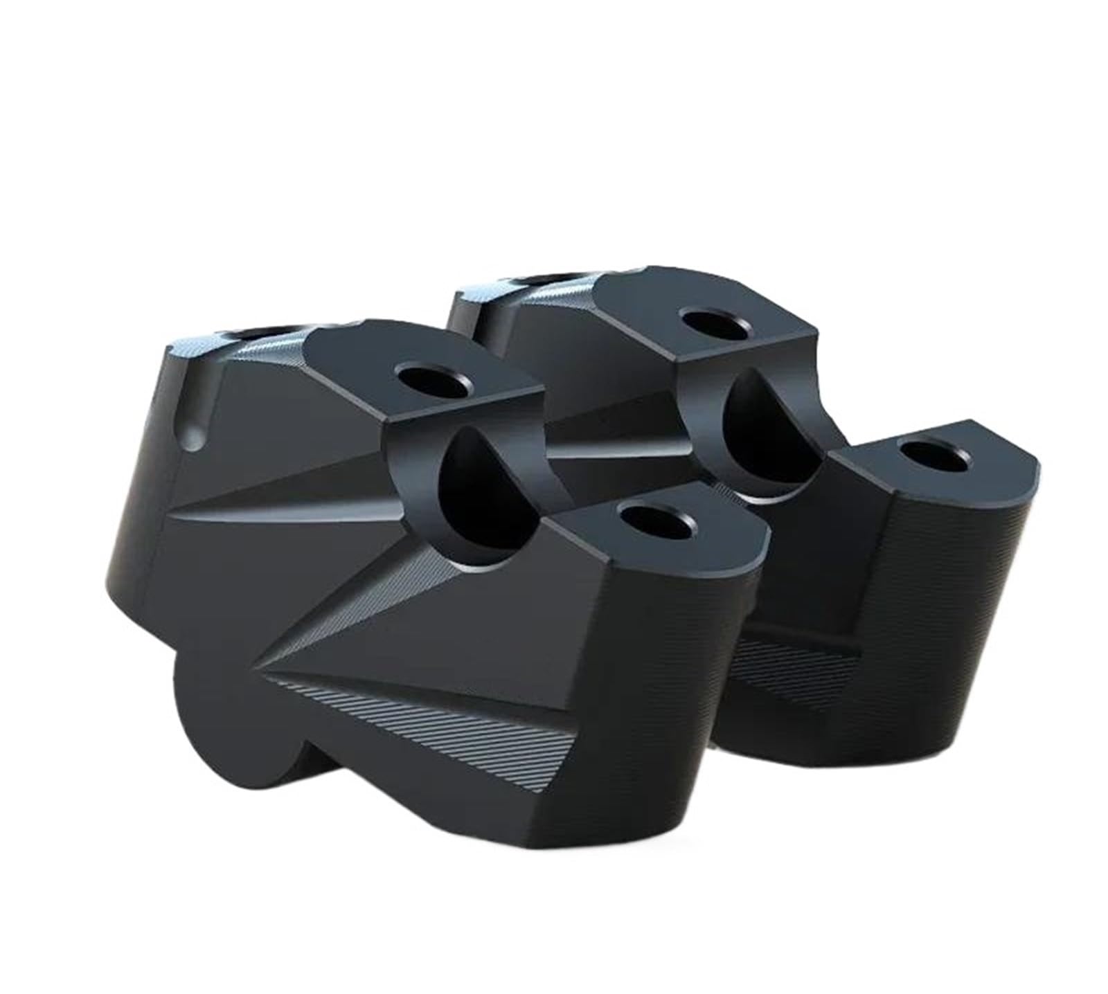 Hdhcscagh Black For Z400 For Z 400 For Z-400 Handlebar Riser Adapter Clamp Parts Handle Heighten Base Handlebar Heightening Handlebar Clamps Risers(Black)