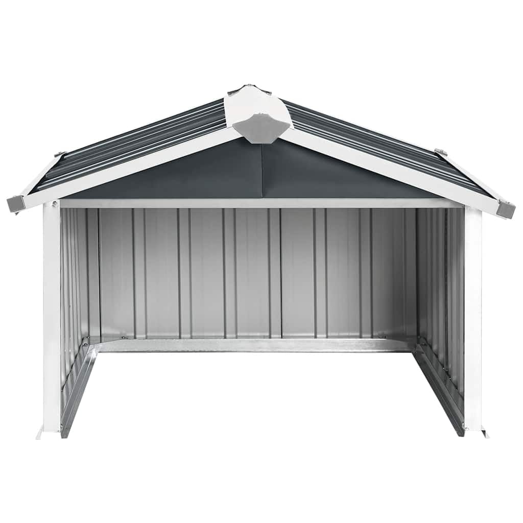 vidaXL Abri pour Tondeuse Robot de Jardin, Acier Galvanisé, Anthracite, 92x97x63 cm, Rangement Extérieur, Maison de Protection pour Robot, pour Pelouse, Abri de Terrasse Résistant aux Intempéries