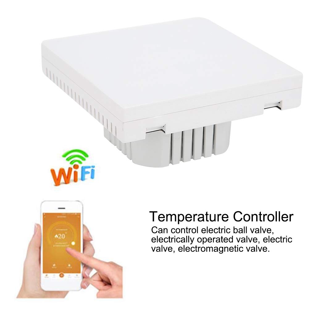 Termostato Digitale, Termostato LCD, Impianto Idraulico in Materiale ABS + PC per Riscaldamento a Pavimento (WIFI)