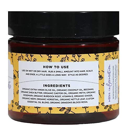 Miniatura 2 de Pollynation Strengthen & Stimulate Hair Butter (2 oz)  Multibenefit Hair Growth Butter for All Hair Types  Get Stronger, Longer More Beautiful Hair