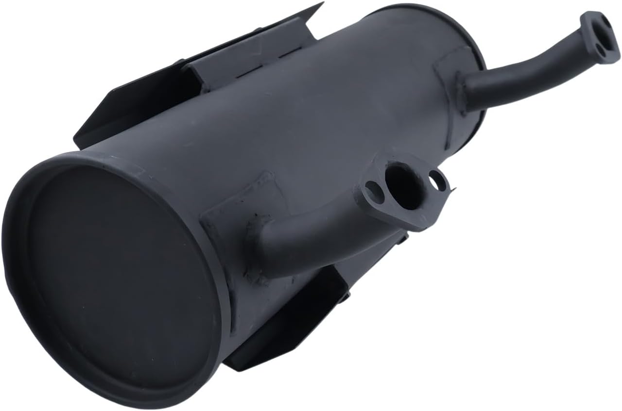 Left Side Muffler W/Heat Shield Port Compatible with Kohler CH20S