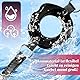 Knebel Silikon Mund Gag Ball mit Einstellbar Belts BDSM Bondage Mundknebel Sklaven Fetisch Spielzeug O-ring ballgag für Oral Sex für Paare, Frauen, Männer (Black)