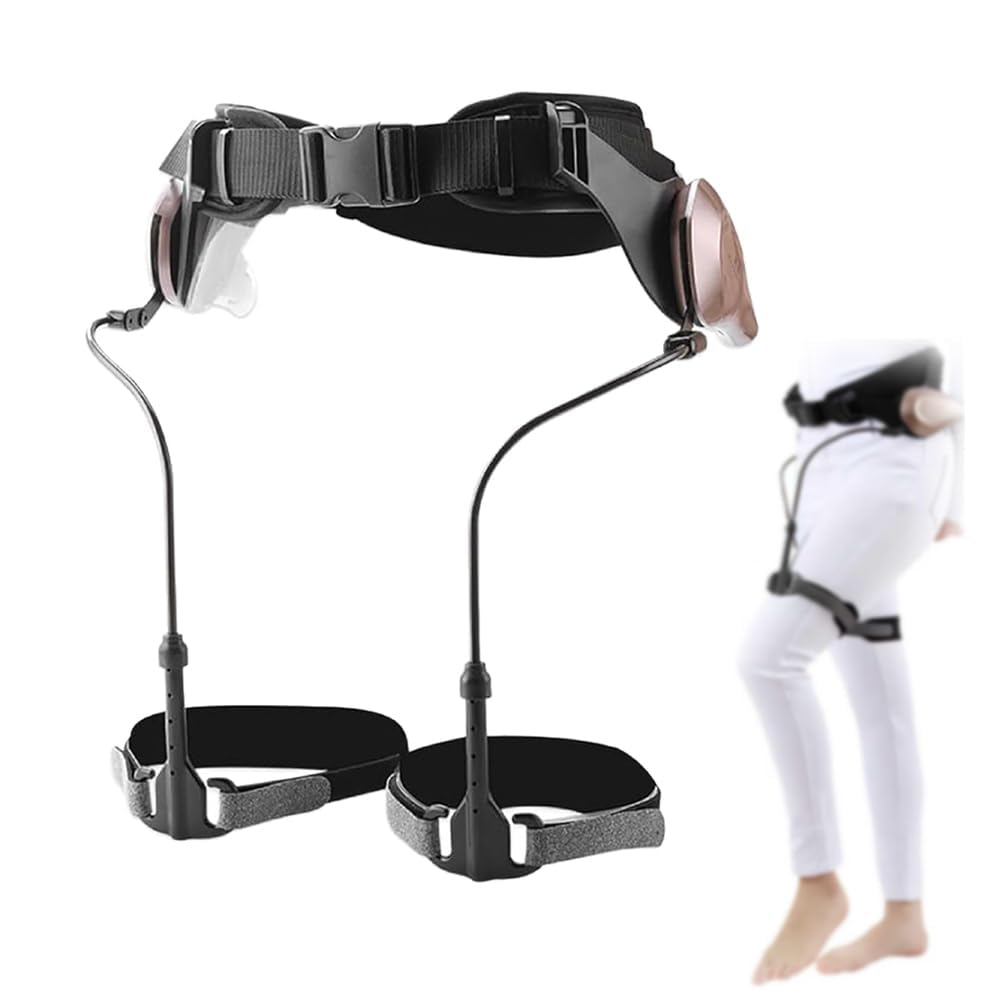 Genérico Dispositivo De Marcha con Exoesqueleto, Asistente Ergonómico con Potencia | Andador Ajustable, Ayudante Ligero para Elevar las Piernas,Dispositivo de Apoyo para Caminar para Subir Escaleras