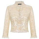 Dehnbarer Stoff: Dieser Spitzen-Bolero ist aus weichem und dehnbarem Material, bequem und atmungsaktiv, was ihn zur perfekten Ergänzung für jedes Outfit macht