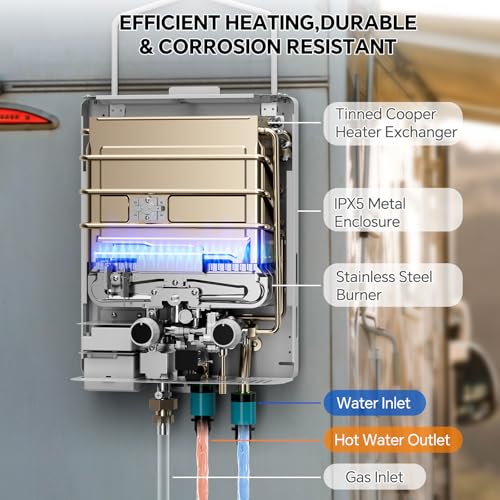 Topwish Portable Tankless Water Heater Propane thumb #1