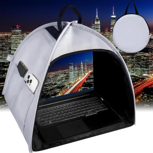 Parasol plegable de computadora portátil antideslumbrante para viajes 3