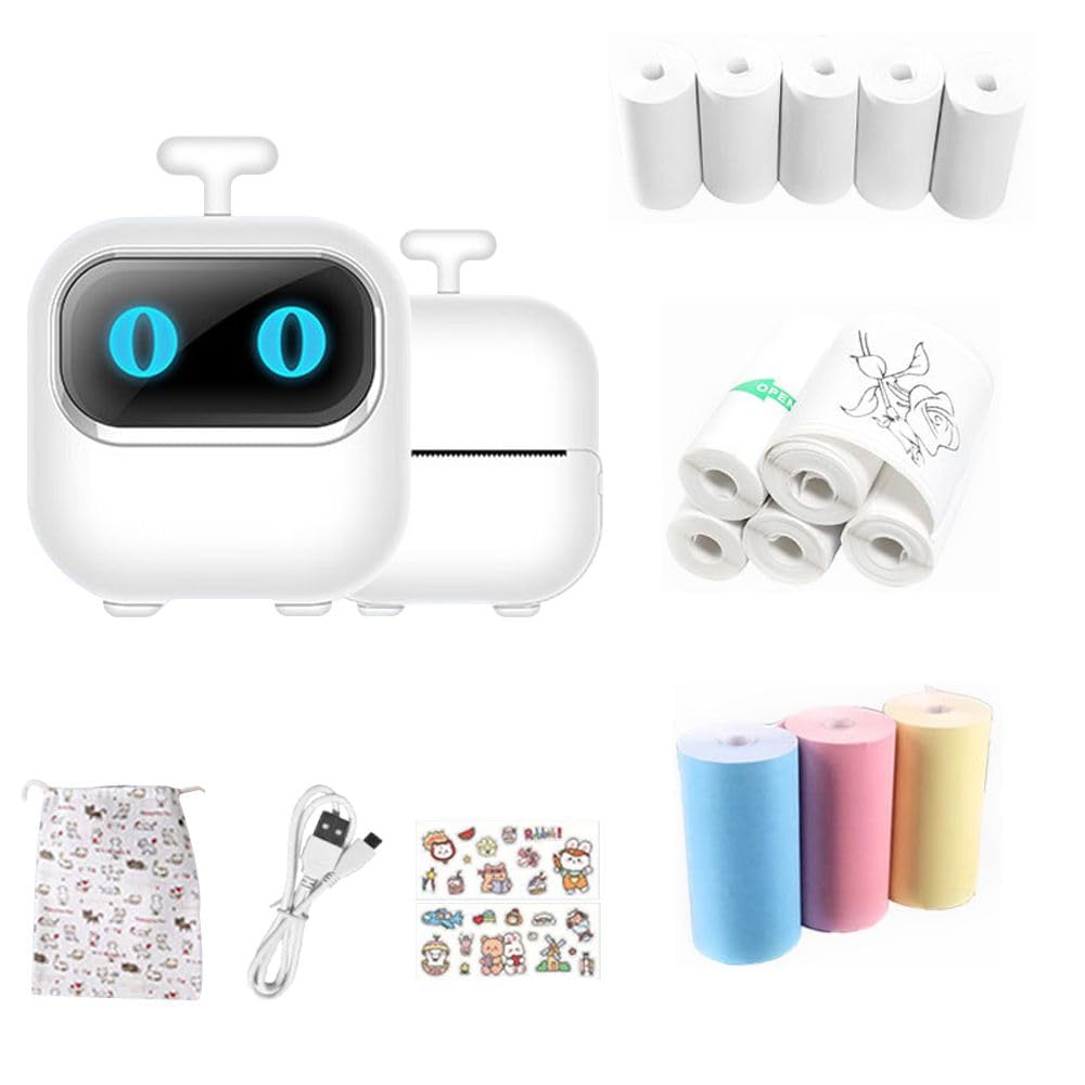 BezosMax Mini Portable Pocket with Sticker, Compatible with iOS