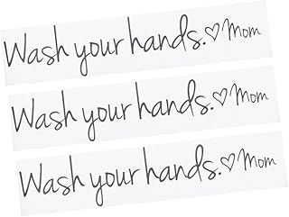 MAGICLULU 3 Conjuntos De Decalques De Parede De Alfabeto Adesivos Iaff Decalques De Letras Adesivos De Decoração De Parede Inspiradores Adesivos De Parede De Banheiro Decalques Adesivos