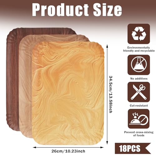 Tablas de cortar desechables paquete de 18 34.5x26 cm miniatura 2