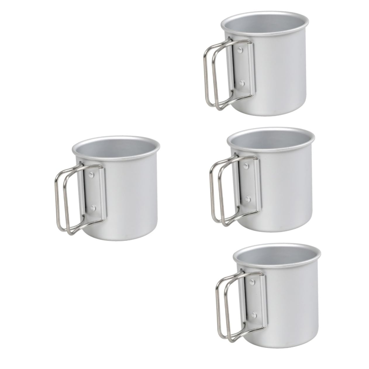 4piezas Taza De Agua Plegable Para Camping Portátil y Práctica Para Bebidas Calientes y Frías Diseño Moderno y Cómodo Utensilio Esencial Para Actividades Al Aire