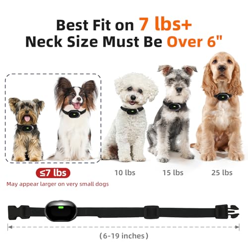 Shock Collar for Small Dogs, Ultra-Light & Slim Dog Training Collar with Remote, Tailored for Small Dogs 5-30lbs & Medium Dogs, 198-Level Precise Control, Waterproof, Rechargeable (Not Auto Collar) - Image 4
