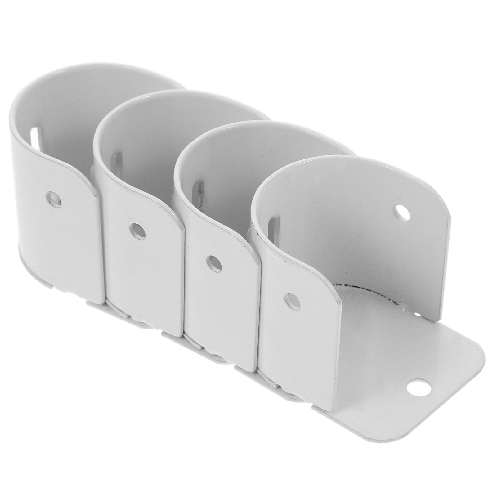 DECHOUS 4Pcs Closet Rod Bracket Iron Shower Curtain Rod Support Shelf Socket for Easy Installation Classic Design for Home Decor