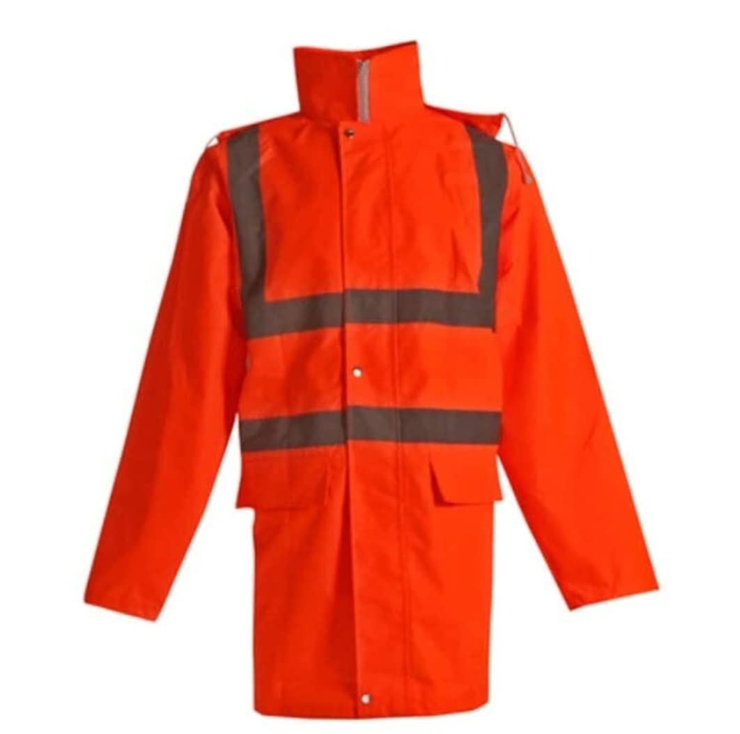 ApuaVireo&Co chalecos alta visibilidad, Chaqueta de seguridad de tela Oxford, ropa reflectante for lluvia, overol impermeable y de seguridad, chaleco reflectante de seguridad.