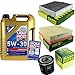 Produktbild QR-PARTS 69367370 Filter Set Inspektionspaket 5 Liter Liqui Moly Motoröl Longlife III 5W-30 MANN-FILTER Innenraumfilter Luftfilter Ölfilter