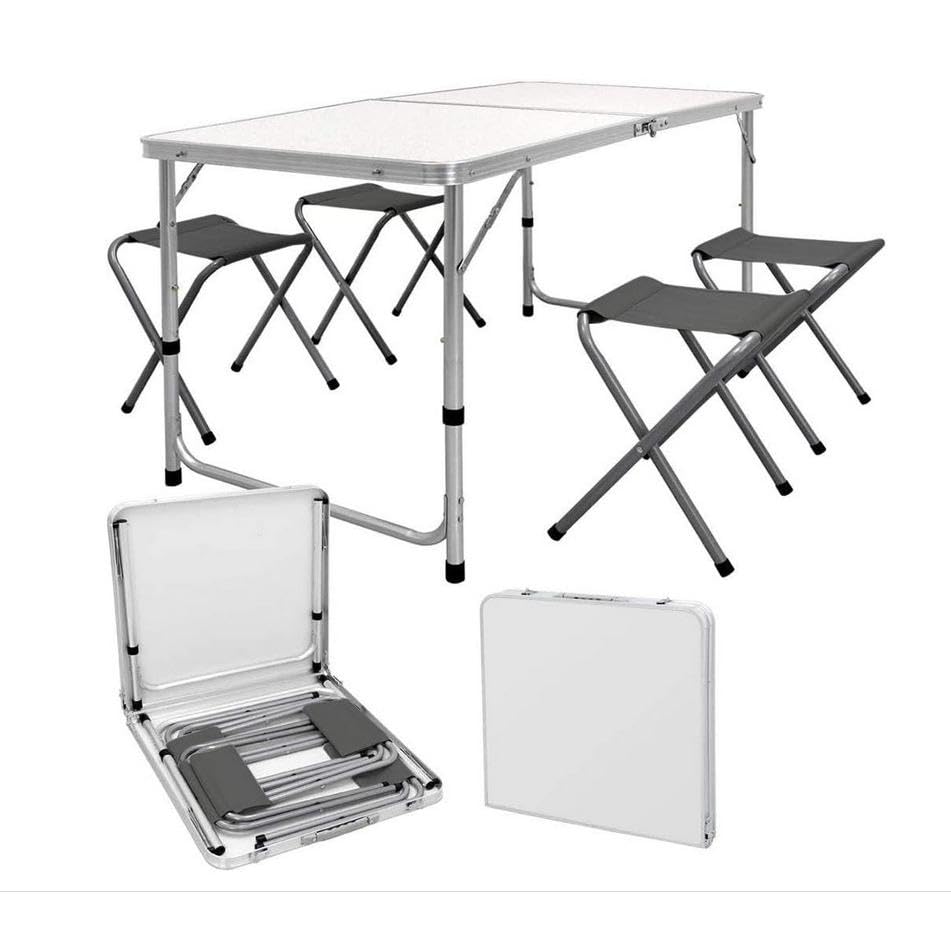 Taburete Plegable Camping Aluminio Marca Genérico