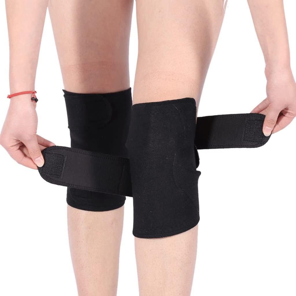 1Pair Self Heating Knee Pad Magnetic Therapy Kneepad Pain Relief Arthritis Brace Support Tourmaline Patella Posture Correct