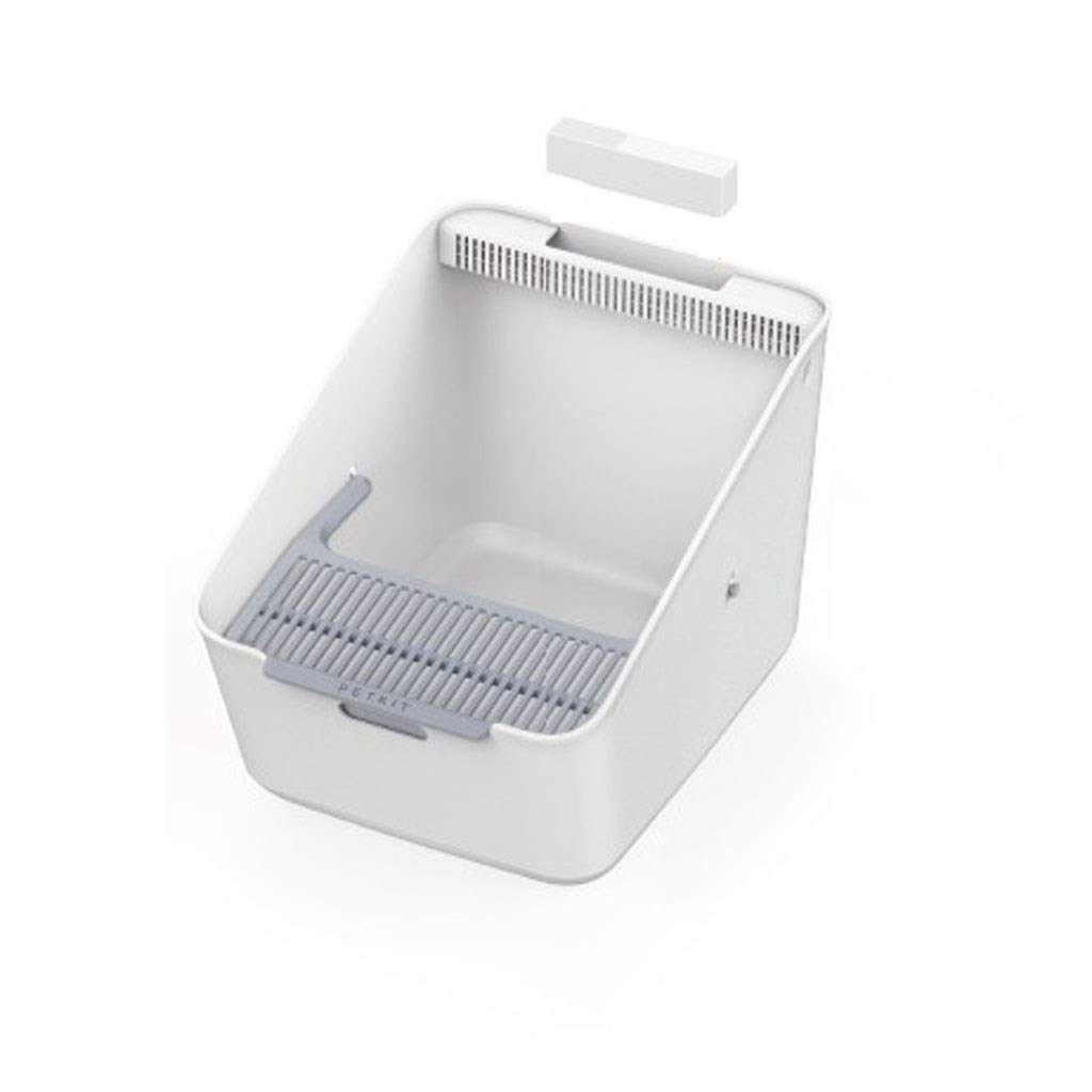 Cat  Litter   Box  Kitty  Litter  Boxes  Smart  Large Space Cat Toilet Pet Trash Can Pet Supplies Cat Toilet White Kitty  Litter  Loo  Litter   Litter   Box