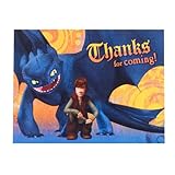 1 X How To Train Your Dragon Thank You Cards (8 count)