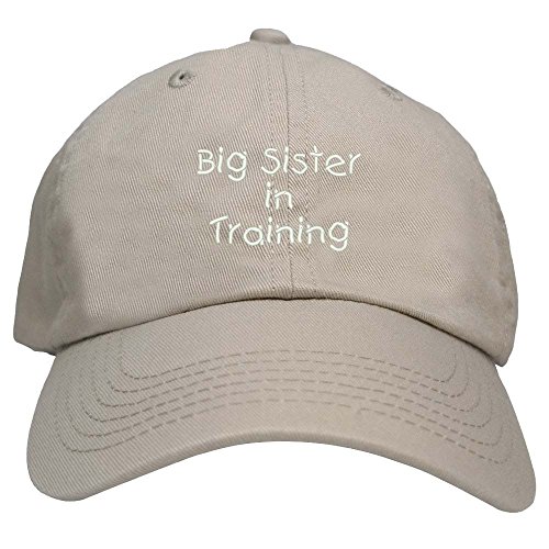 Trendy Apparel Shop Big Sister in Training Embroidered Youth Size Cotton Baseball Cap