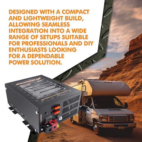 Image of PowerMax PM4-55A 55A Deck Mount RV Converter Charger Lithium