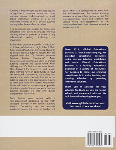 AP-Statistics: High School Math Tutor Lesson Plans: Experimental Design, Distributions, Linear & Nonlinear Bivariate Data, Randomness & Probability (Math Tutor Lesson Plan Series) - Image 2