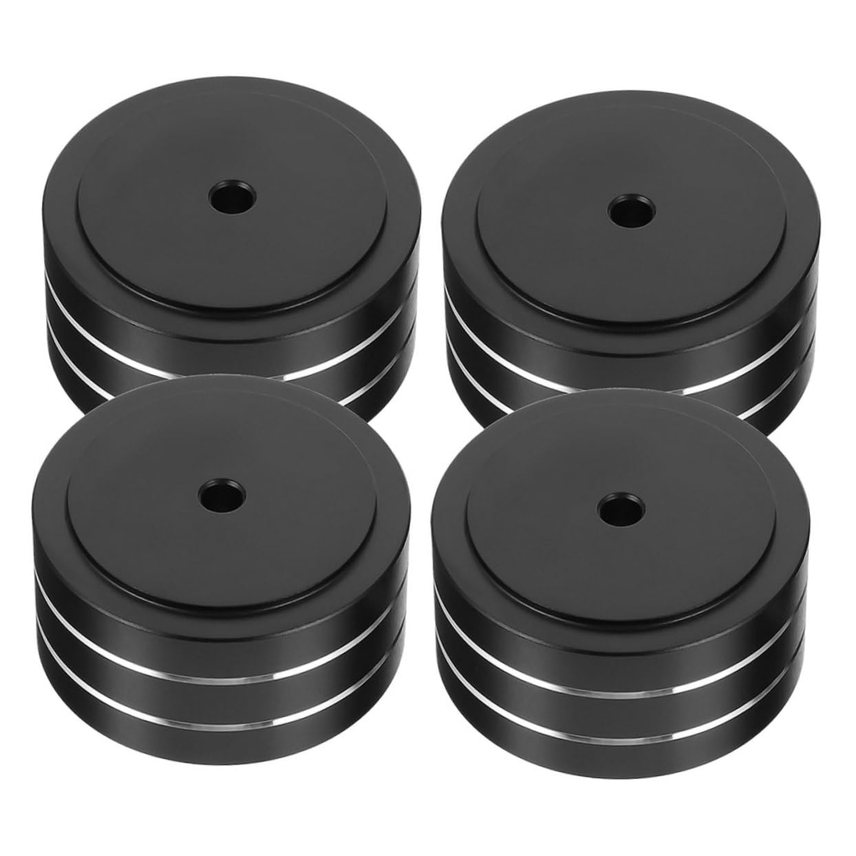 SHINEOFI 4pezzi Cuscinetti Isolanti Acustici Per Altoparlanti Base in Per Giradischi Tappetini Antivibranti Per Audio Cuscinetti Insonorizzati Per Subwoofer Piedini Isolanti Per