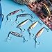 Goture Fishing Jigs,Lead Vertical Jig Saltwater, Jig Fishing Lures with Assist Hook and Treble Hook,Fishing Jigging Spoon Lures for Tuna,Salmon,StripedBass,Grouper Snapper,Kingfish(7g 6pcs)