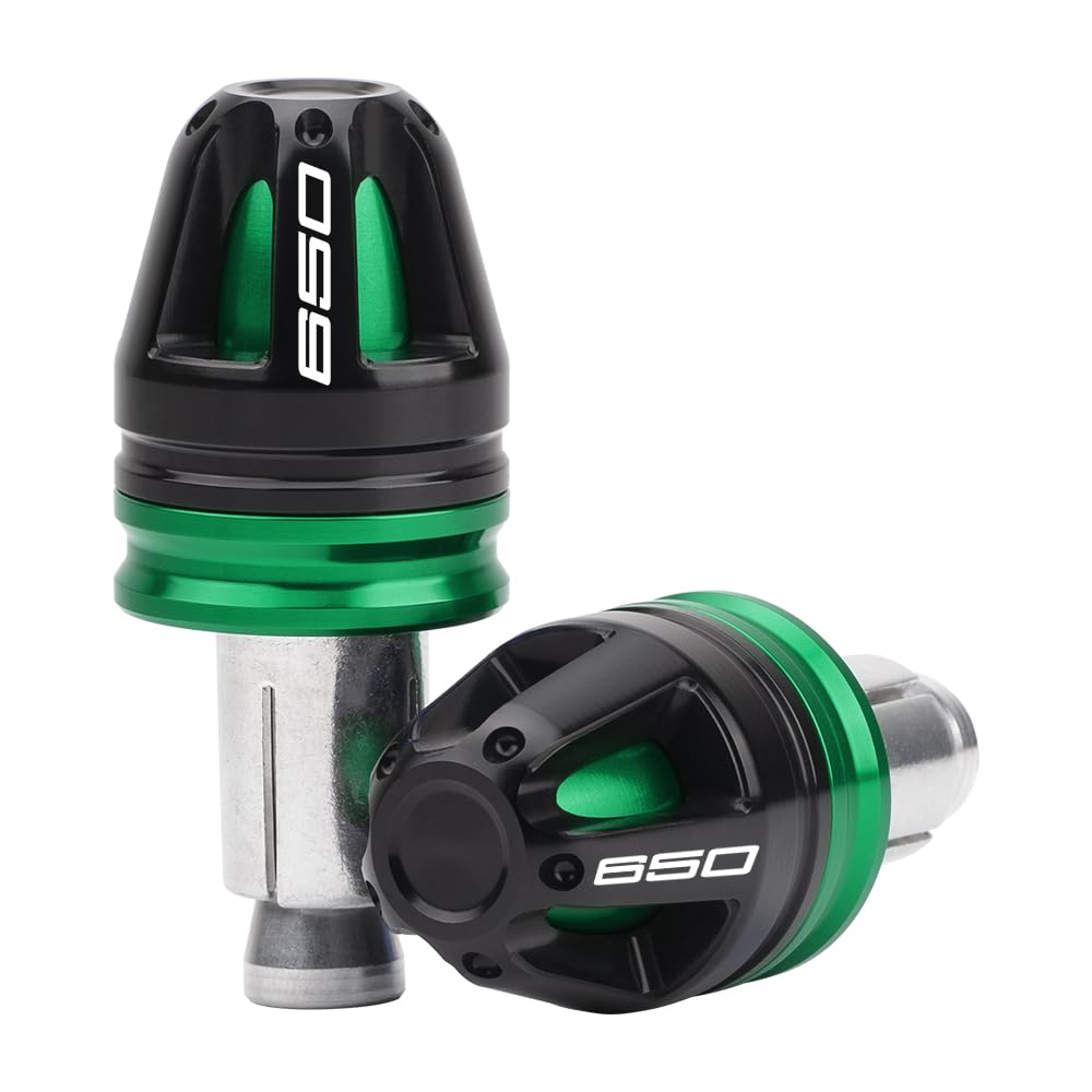 MotHeart Motorcycle Handlebar End Caps For KLR 650S 2023-2025 KLR 650 Adventure 2021-2025 Ninja 650 2012-2025 KLR 650 1987-2025 7/8” Bars 17mm