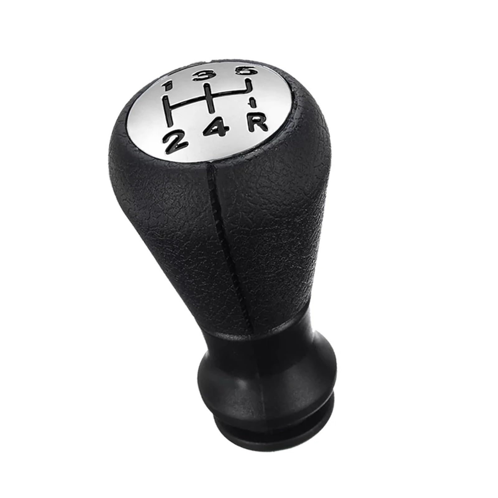 Vavgkdkpzb Chrome Shifter Lever Handle For Peugeot 106 107 205 206 207 306 307 308 405 Car Gear Shift Knob 5 Speed Lever(Chrome)