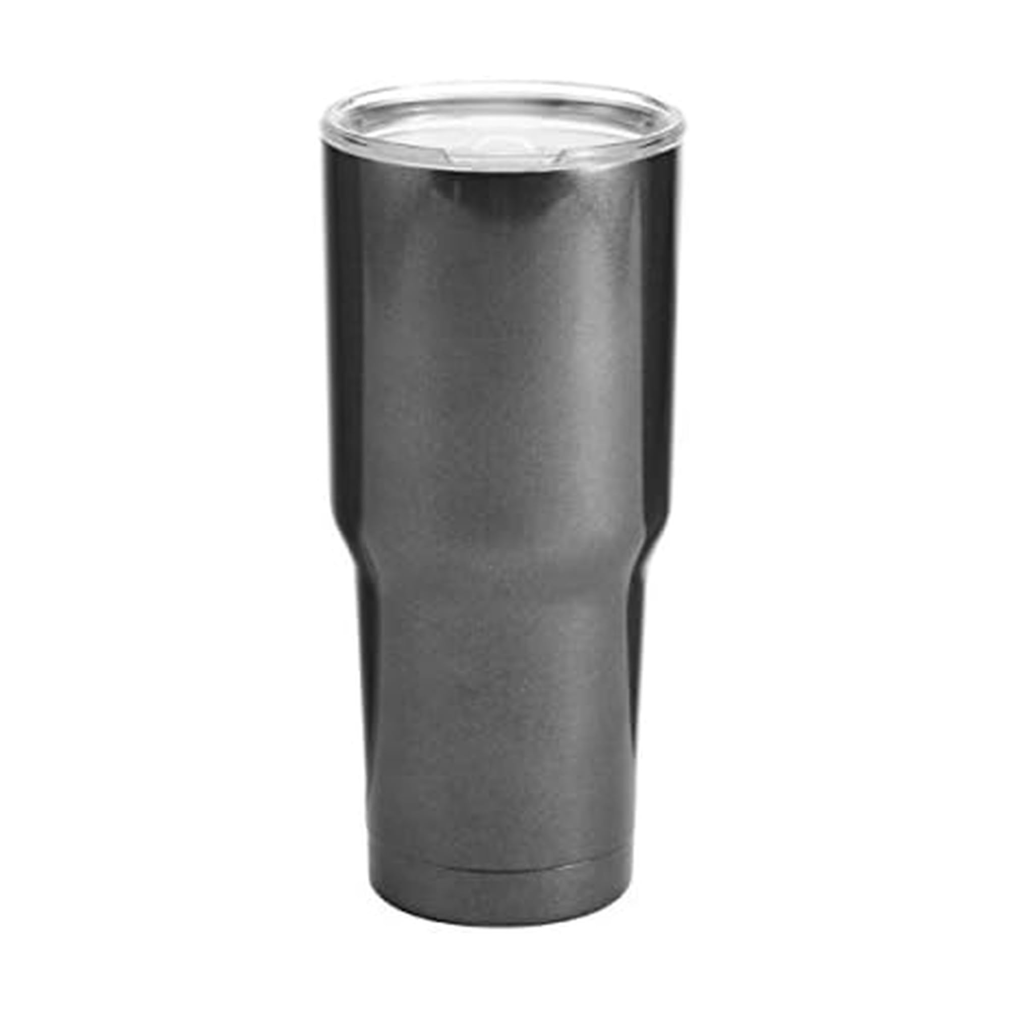 BUILT Double Wall Stainless Steel Tumbler - 30 Oz Vacuum Insulated, Silver, Fits Cup Holders