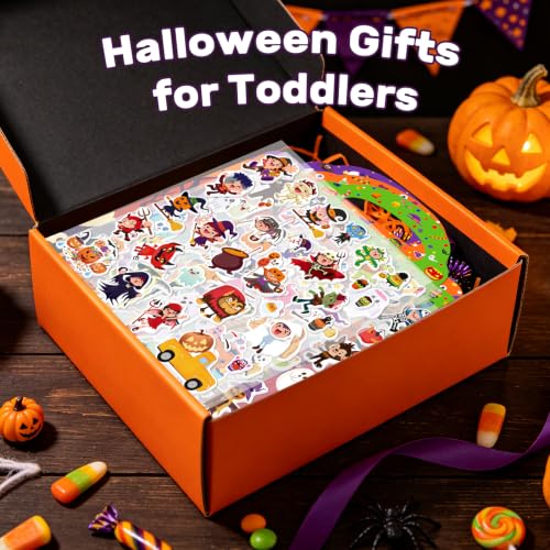 Elfew 3 Pack Halloween Reusable Sticker Books for Toddlers 2-4 | 3D Puffy Sticker Book for Kids Ages 3-5, Halloween Stickers for Kids, Halloween Gifts & Toys for Toddlers - image 9