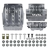 3pc Complete Full Skid Plate Engine Splash Shield Transmission Skid Plate Compatible with 2015 2016 2017 2018 2019 2020 2021 2022 Ford F-150 2.7L 3.3L 3.5L